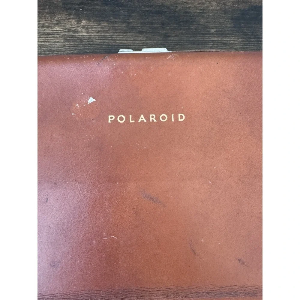 Vintage Polaroid Highlander Land Camera Model 80B With Case Manual & Accessories